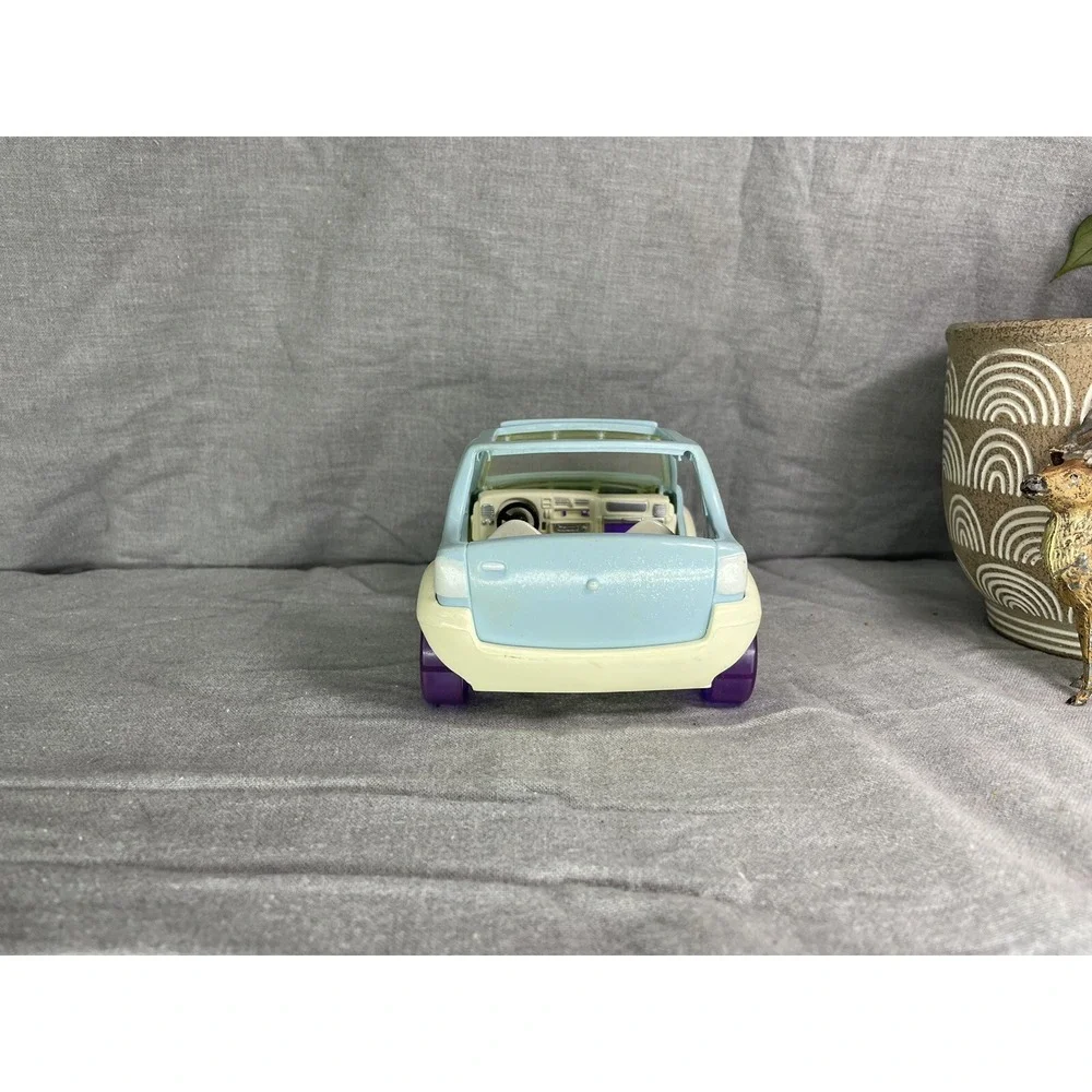 Vintage 2001‎ Polly pocket blue and purple glitter car/jeep